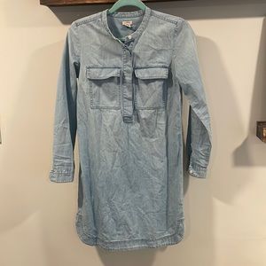 J.Crew chambray shirt dress